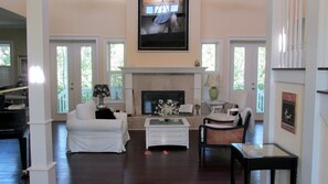 Foyer and living room
