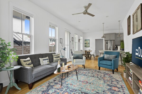 Living room with Smart TV