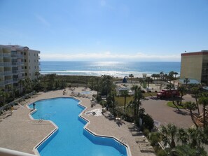 Relax out by the pools and enjoy the sunshine