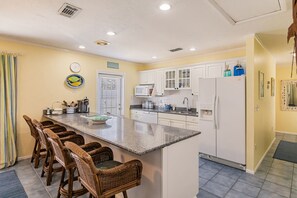 spacious kitchen