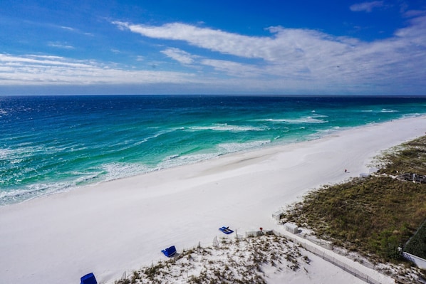 Historic emerald waters and endless white sand Destin beaches
