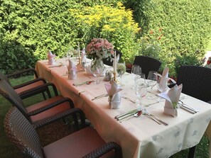 Espace banquet en plein air