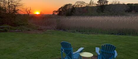 Picture yourself taking in this stunning view of Barnstable Harbor & Sandy Neck.