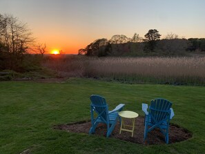 Picture yourself taking in this stunning view of Barnstable Harbor & Sandy Neck.