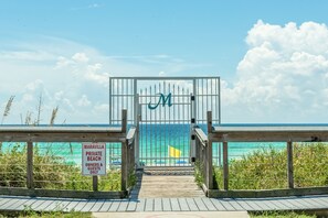 Vue sur la plage/l’océan