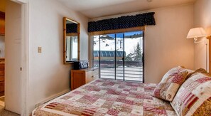 Drift to sleep in the comfortable bedding after a wonderful day outside (bedding configurations vary).
