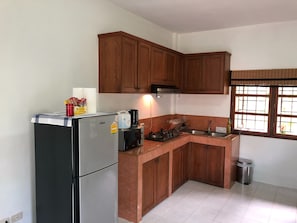 Kitchen equip with basic appliances