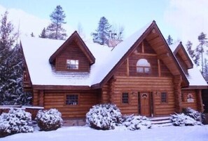 Front of Chalet in Winter