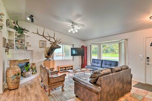 Main Living Space | Free WiFi | Single-Story Home | Central Heat | Cable TV
