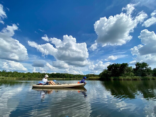 Guest photo. Kayaking the beautifulHalls River.