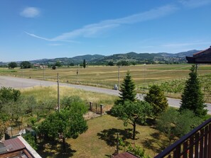 Blick von der Unterkunft