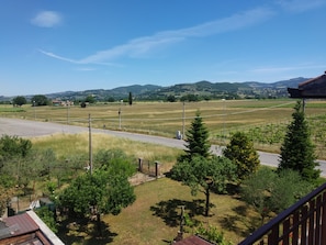 Blick von der Unterkunft