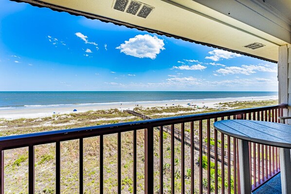 Stunning view from top floor condo.