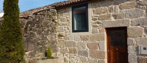 Facade in a quiet Galician hamlet