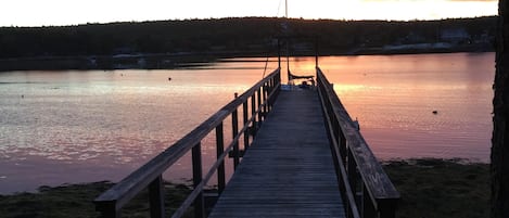 Sunset at common dock