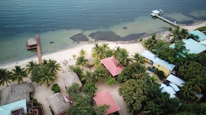 Aerial photo of the beach