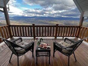 Gorgeous views of the Shenandoah Valley from the Master bedroom balcony!