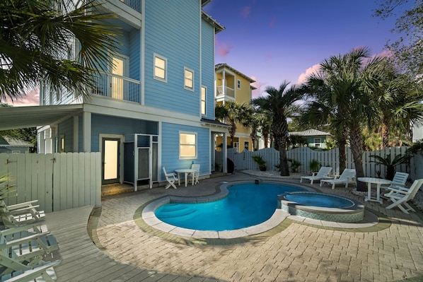 Welcome to "Azure Leisure"! Guest enjoy private Pool Deck - Furnished with Ample Lounging Room for Everyone!