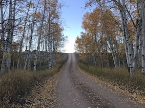 Crossing buttermilk creek before coming to property