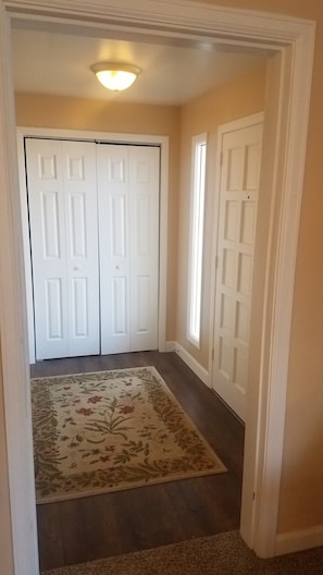 Nice entrance. Large Closet for your jackets. 