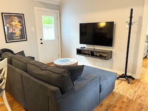 back view of main living space of family area