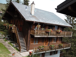 Pflanze, Gebäude, Fenster, Himmel, Holz, Haus, Baum, Abstellgleis, Treppe