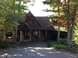 Front view from the road