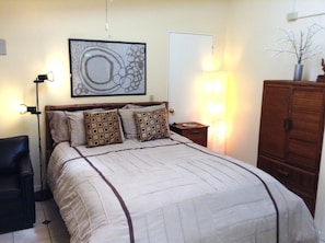 Sleeping Accommodations With Queen-Sized Bed.