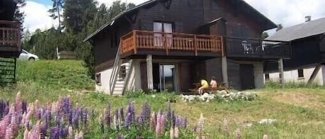 VUE DU CHALET l'été