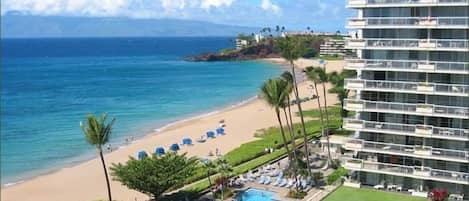 View from Maui Beach Condo at the Whaler on the eighth floor #860