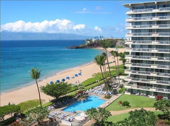 View from Maui Beach Condo at the Whaler on the eighth floor #860