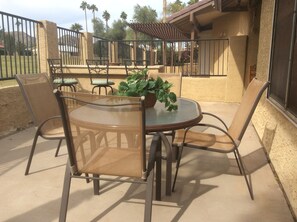 Rear patio