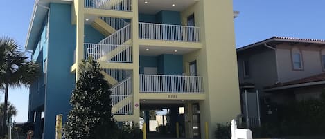 Brand New Building with Elevator, heated pool, 2/2 beachfront balconies.