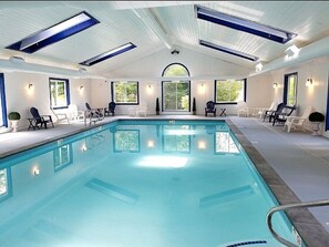 Pool in the nearby recreational building