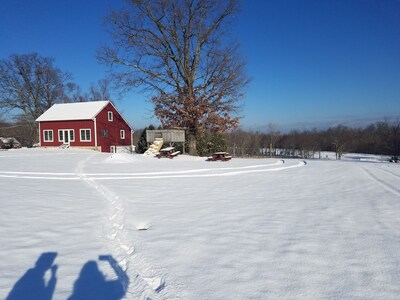 Beautiful Farm House Located On 12 Acres Of Farm Property.