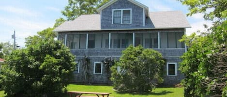 View of Cottage from Lawn at Waterfront