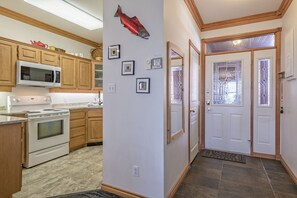 Entryway and Kitchen 