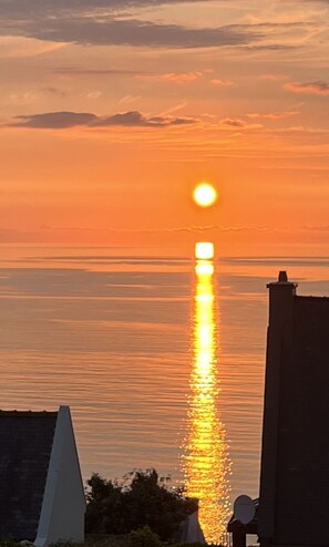 Coucher de soleil pris de la maison