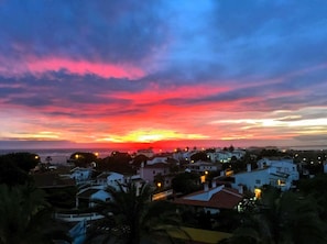 Enjoy the stunning views and sunsets from Spain towards Portugal (Wine optional)