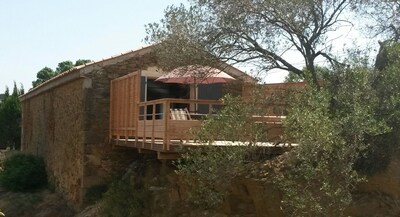 Charming house with large terrace facing south, Corbières, South of France