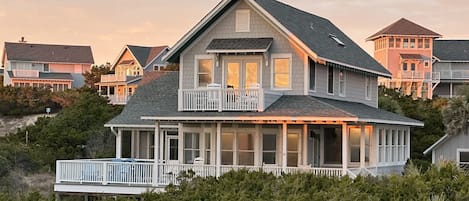 View of house from the beach