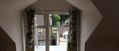 Room with balcony