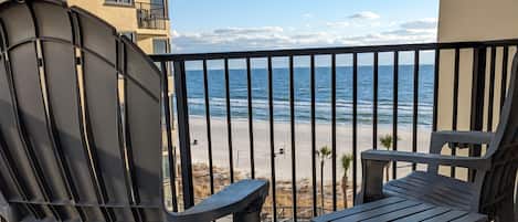 Enjoy sitting on your private balcony!