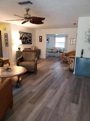 standing at front door looking toward dining room