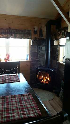 warmth of a new stove
