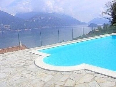 Pool with a view at "Apartment Bella Vista Belvedere In Menaggio"