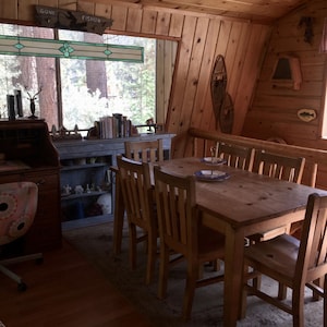 Our cozy cabin is clean & sanitized for our guests.