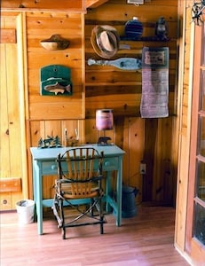 Our cozy cabin is clean & sanitized for our guests.