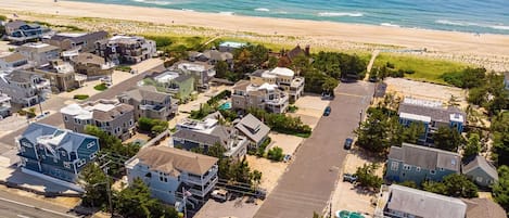 Looking east, 4th from beach on left