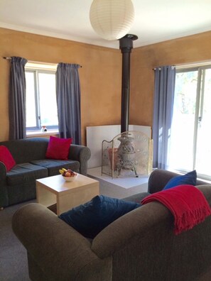 Cosy wood heater for wintry days